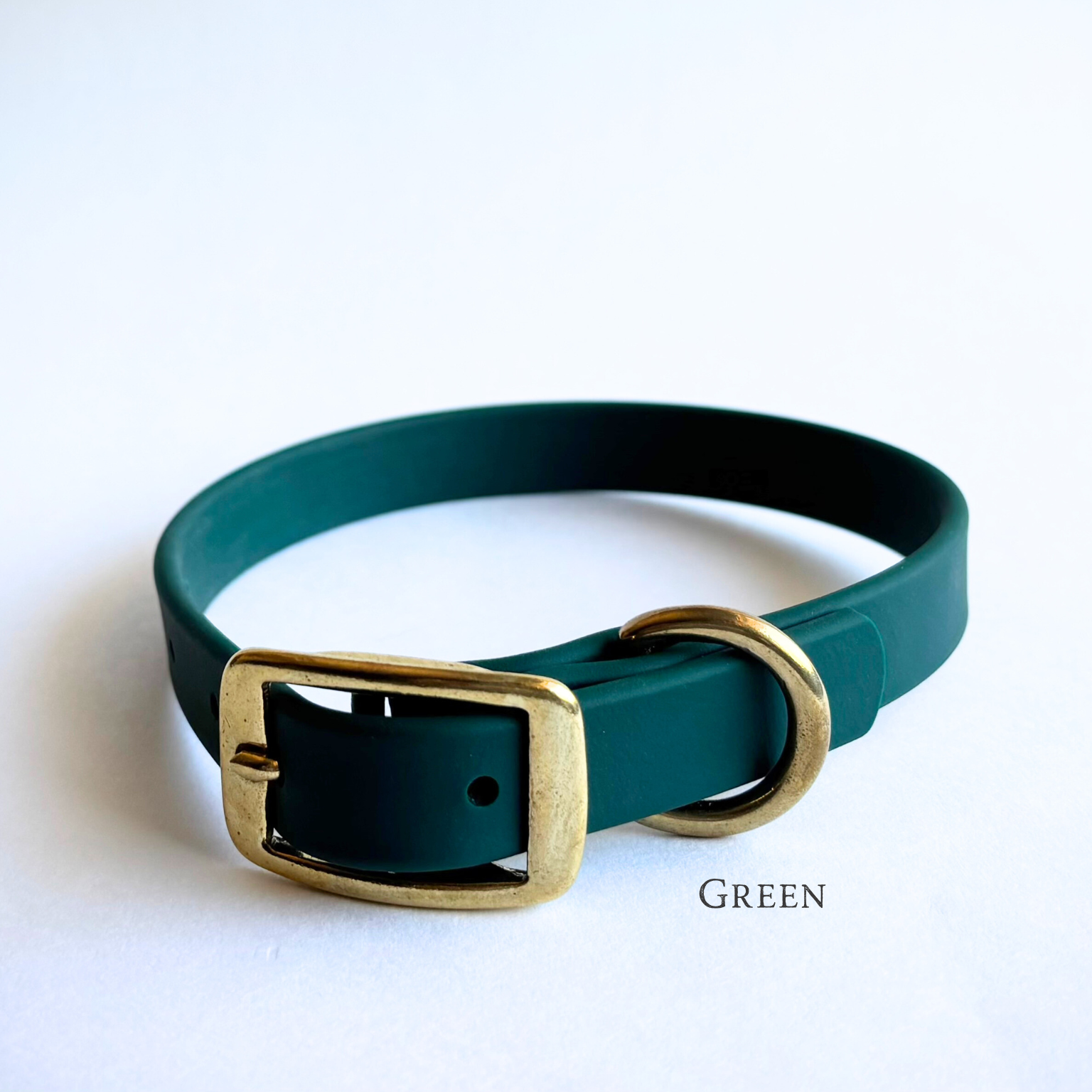 Single-Tone 3/4 Inch Dog Collar: Waterproof, Odor-Free, Biothane