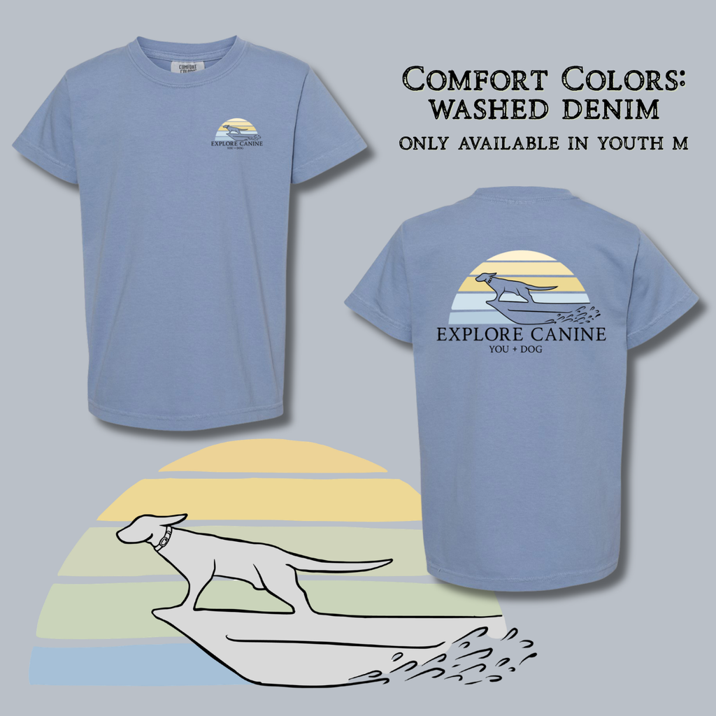 River Dog T-Shirt: Comfort Colors Brand