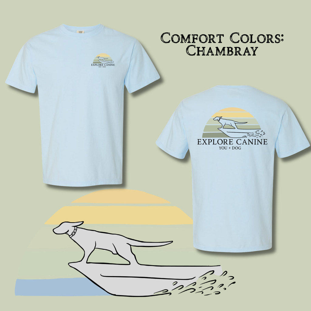 River Dog T-Shirt: Comfort Colors Brand