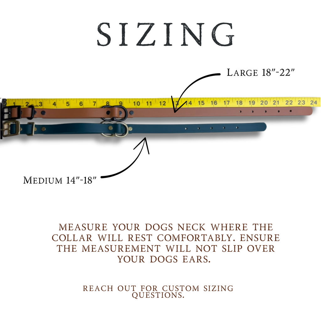 Waterproof Biothane Martingale Training Collar