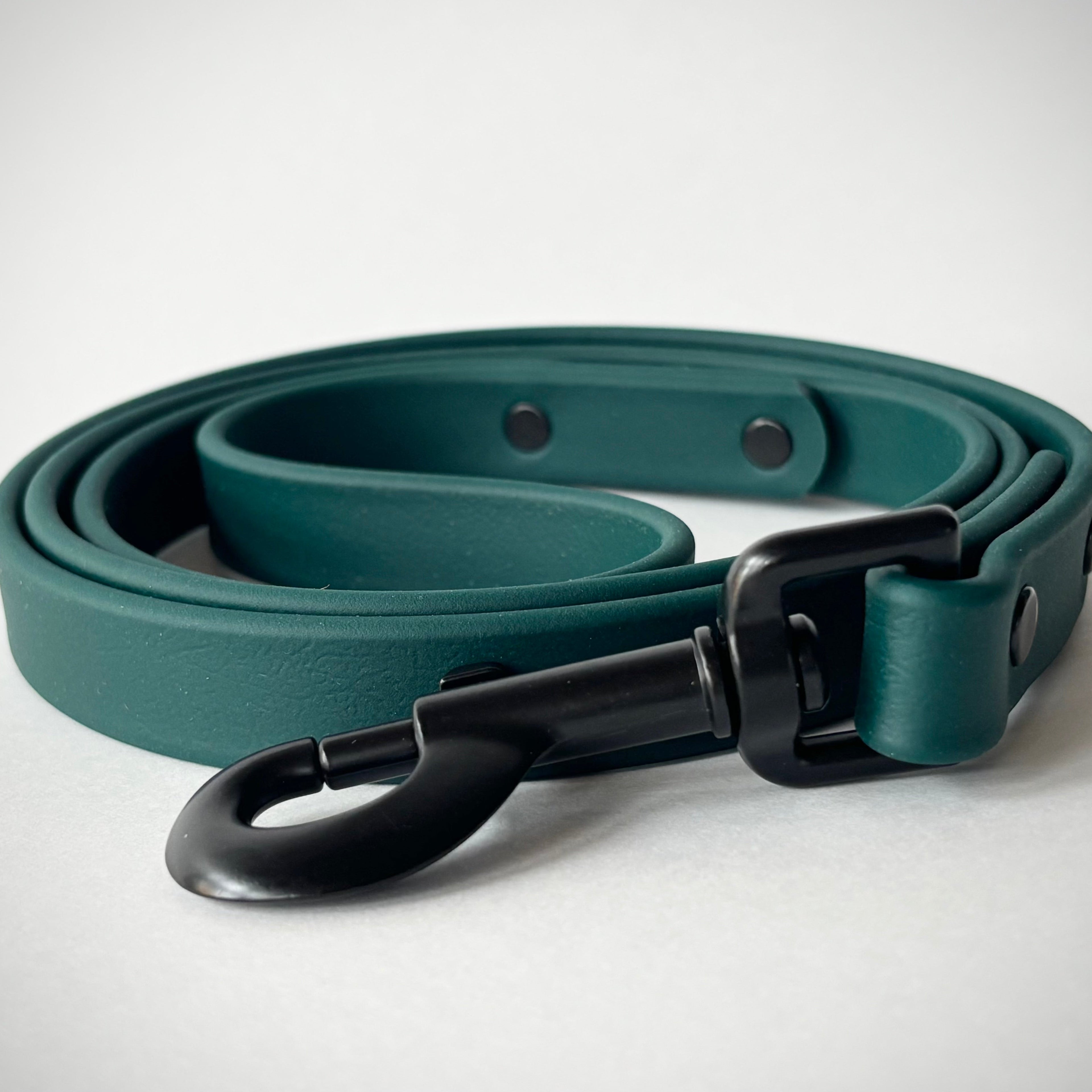 Single-Tone 3/4 Inch 6 Foot Dog Leash: Waterproof, Odor-Free, Biothane
