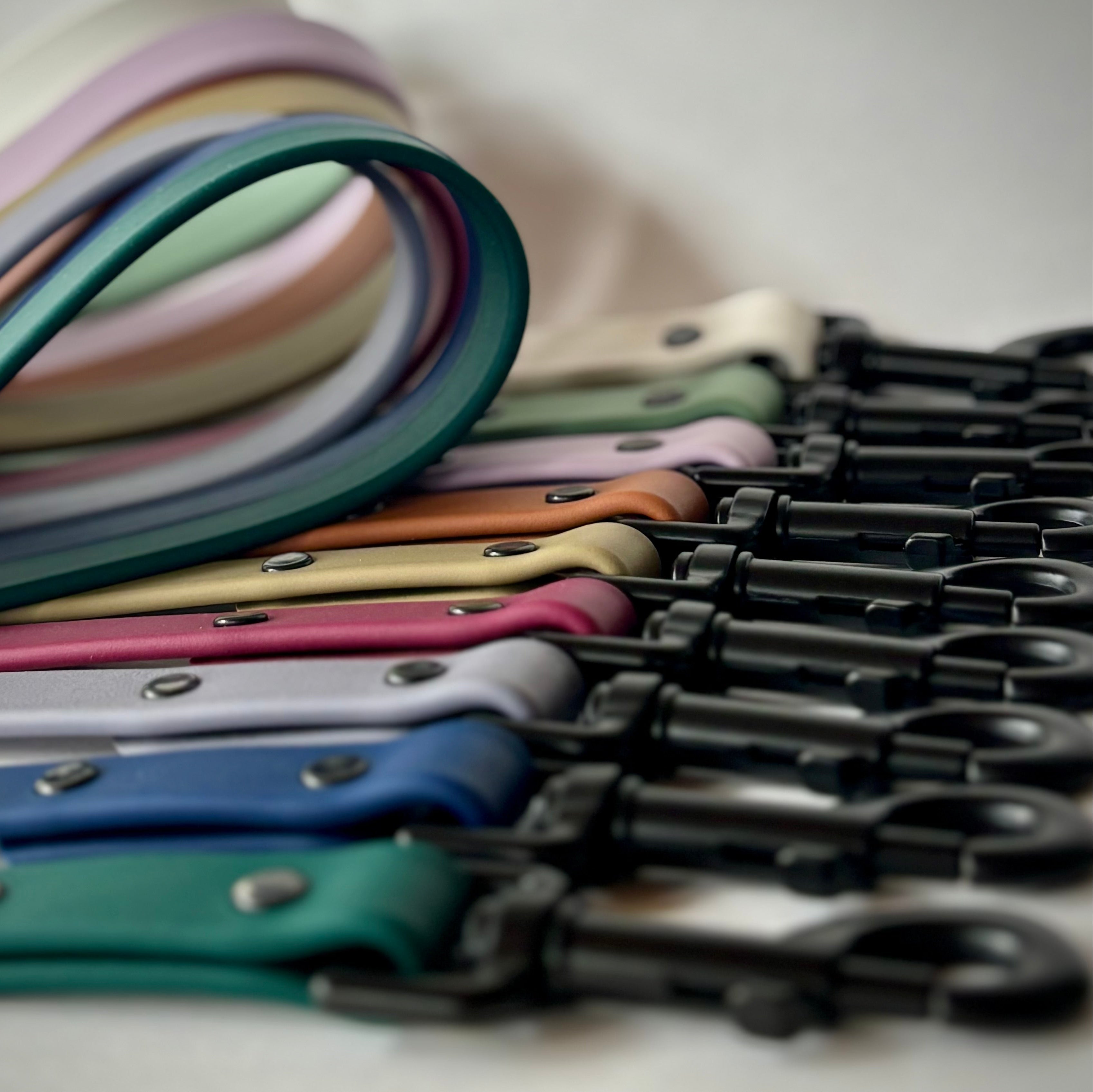 Single-Tone 3/4 Inch 6 Foot Dog Leash: Waterproof, Odor-Free, Biothane