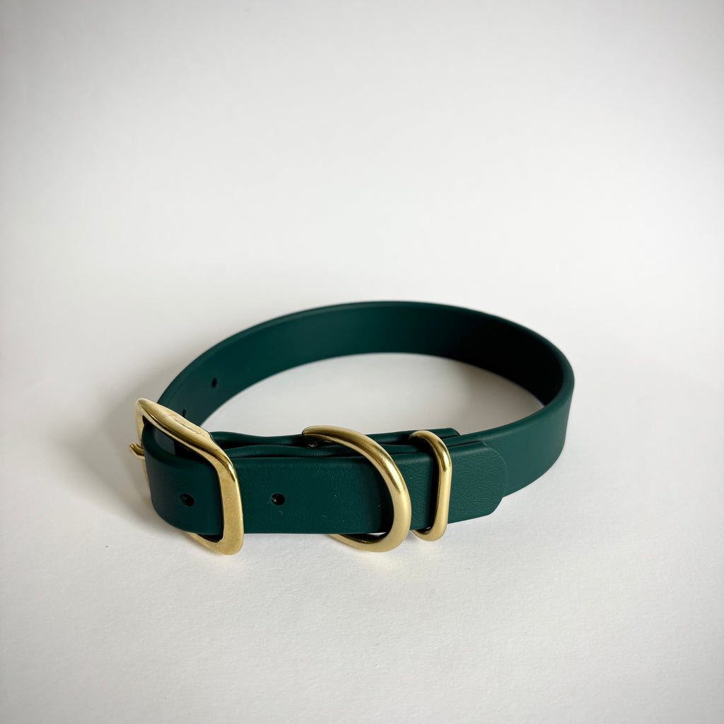 Single-Tone 1 Inch Dog Collar: Waterproof, Odor-Free, Biothane
