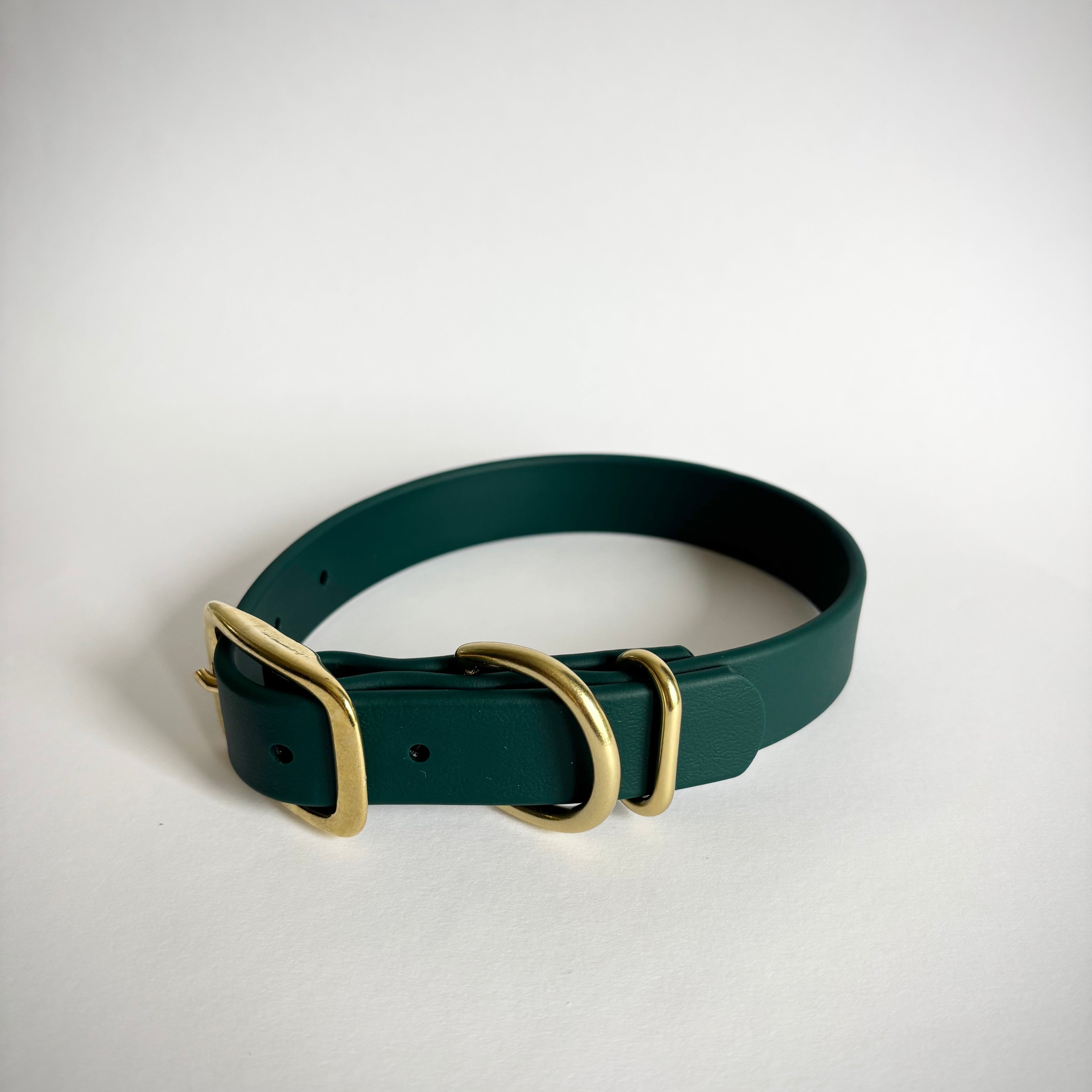Single-Tone 1 Inch Dog Collar: Waterproof, Odor-Free, Biothane