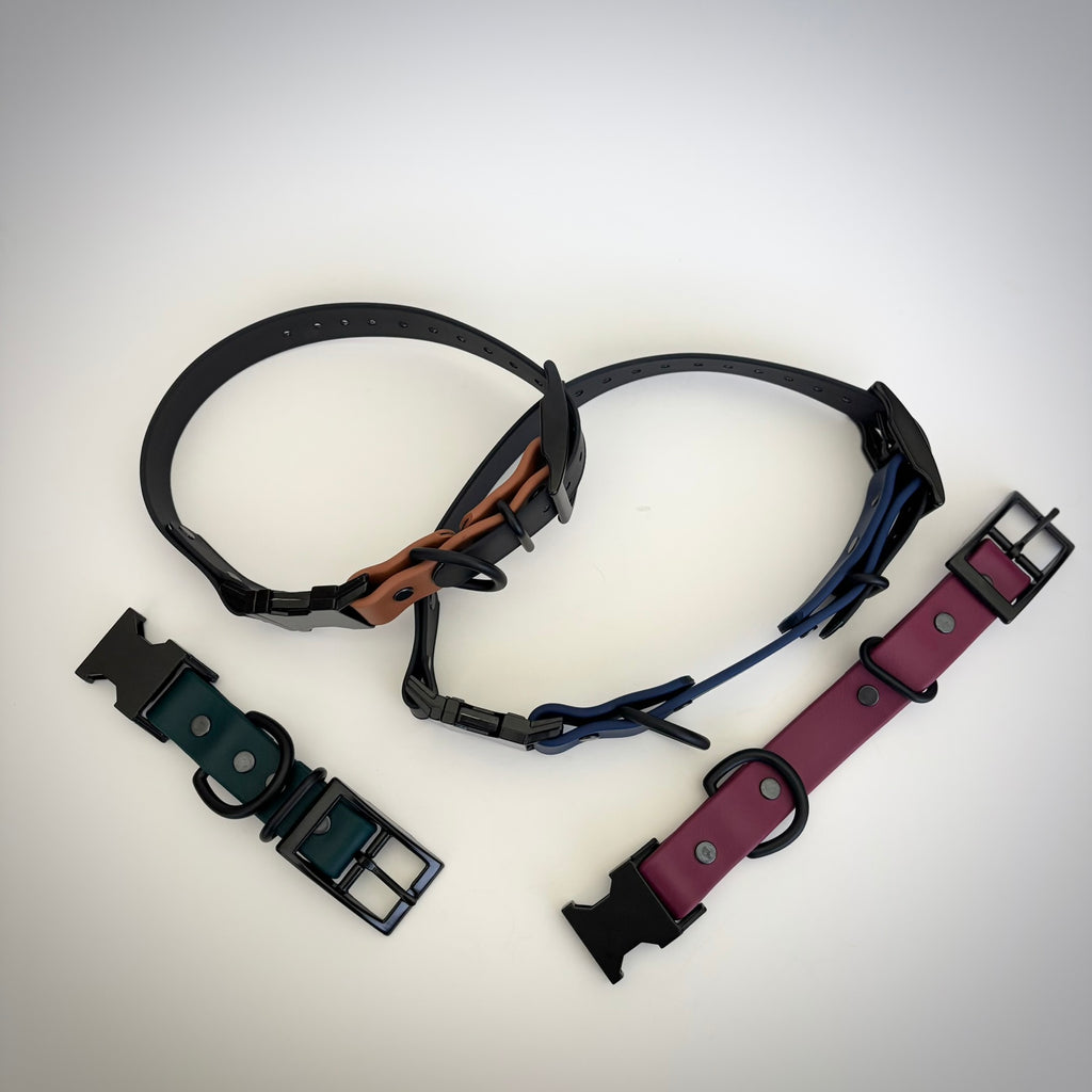 1 Inch Side Release E-Collar Replacement Strap FULL SET