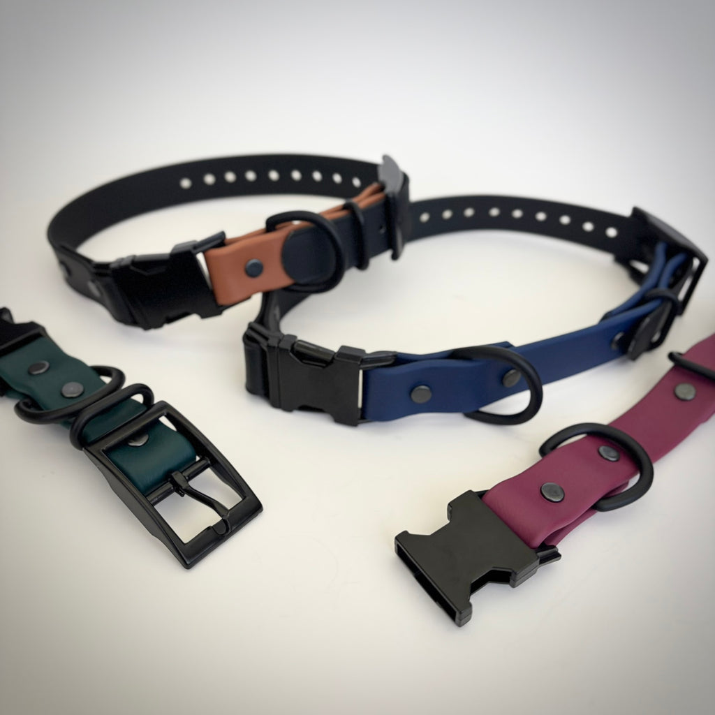 1 Inch Side Release E-Collar Replacement Strap FULL SET
