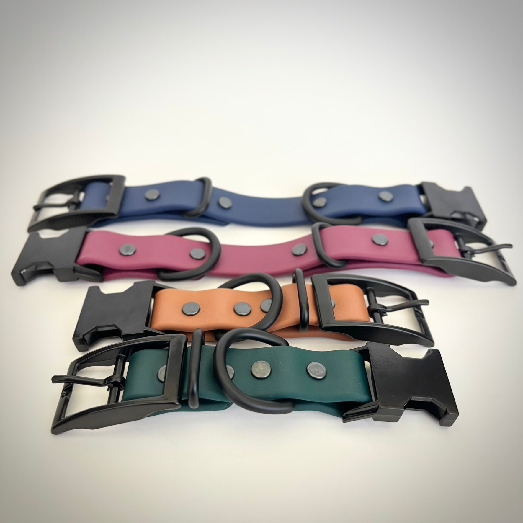 1 Inch Side Release E-Collar Replacement Strap FULL SET