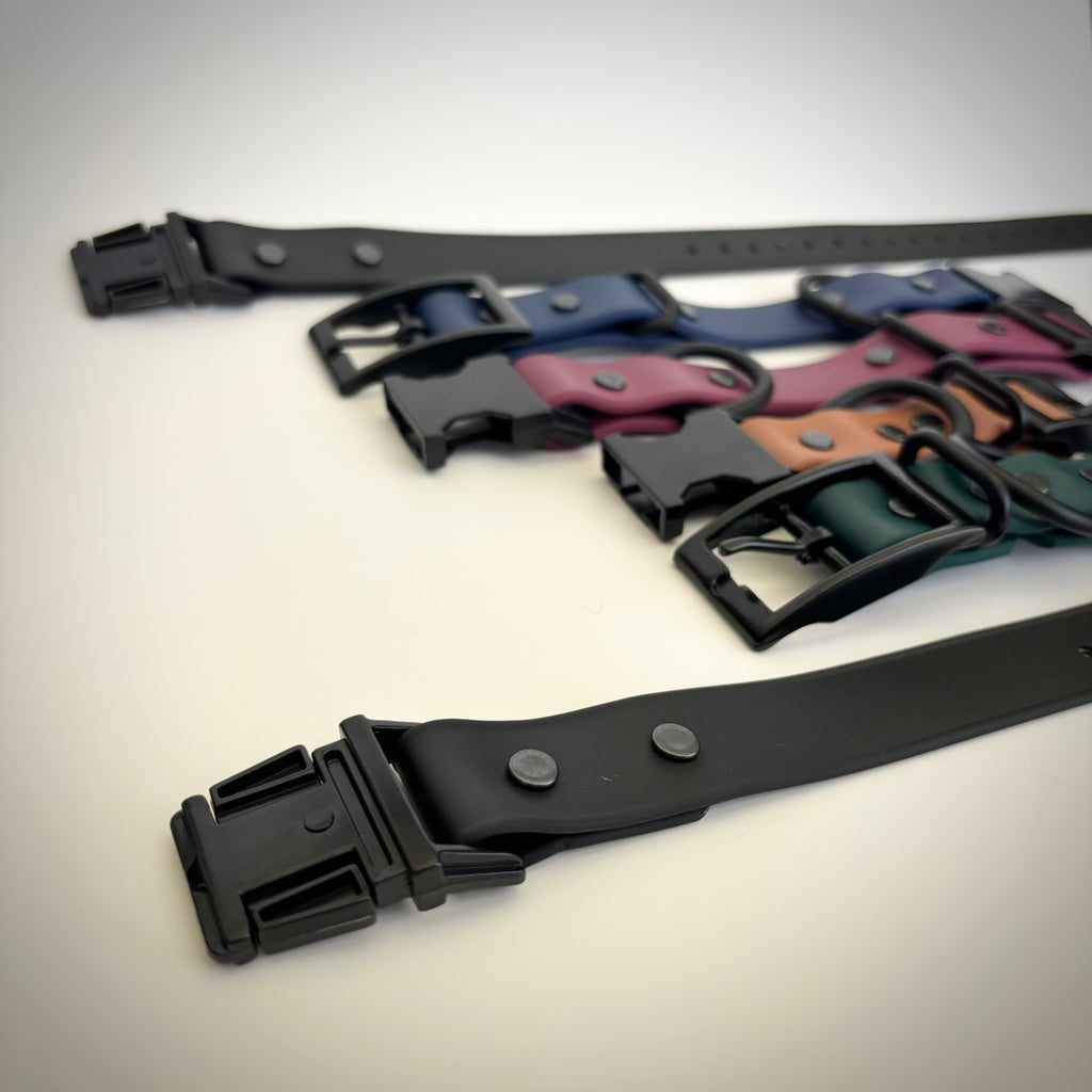1 Inch Side Release E-Collar Replacement Strap FULL SET