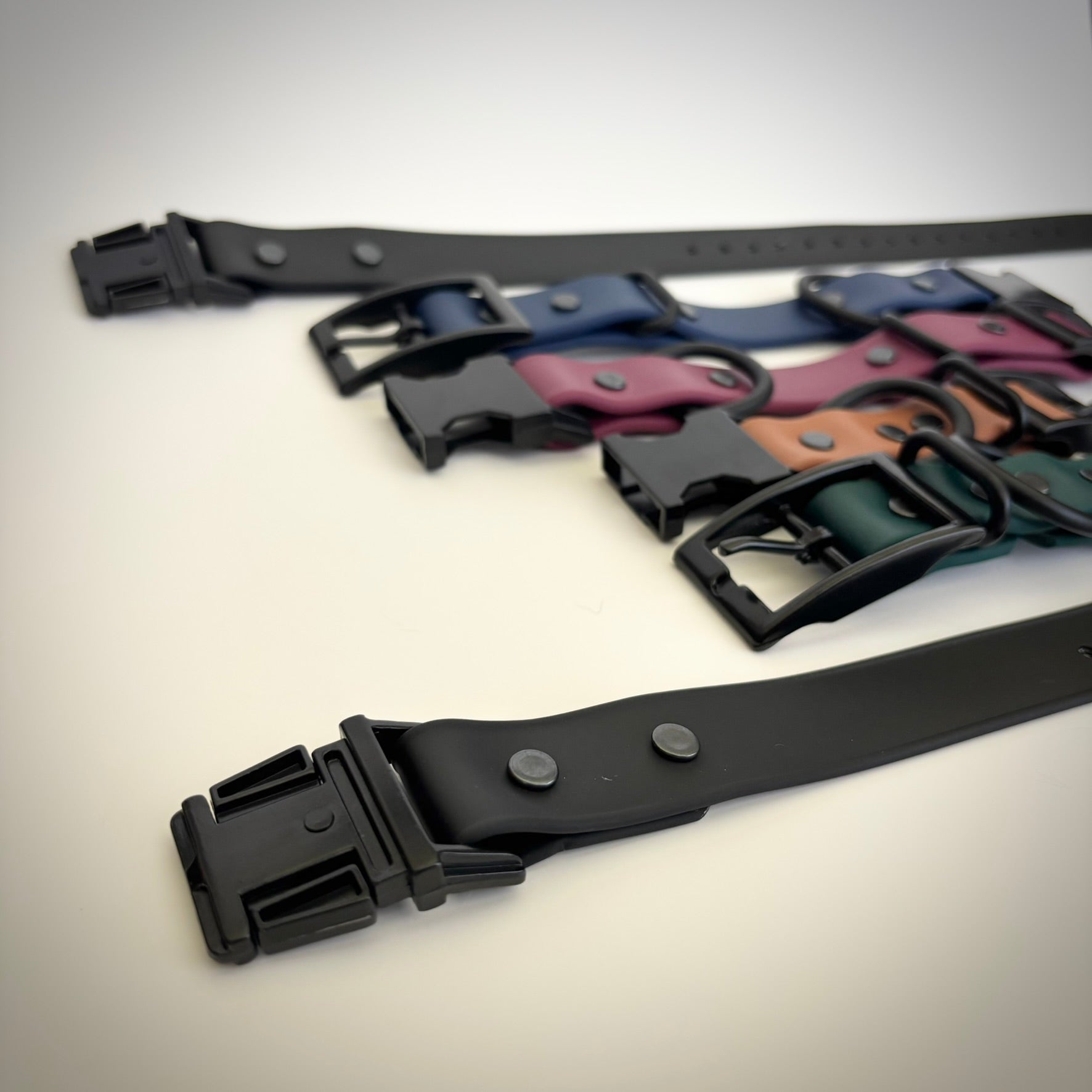1 Inch Side Release E-Collar Replacement Strap FULL SET