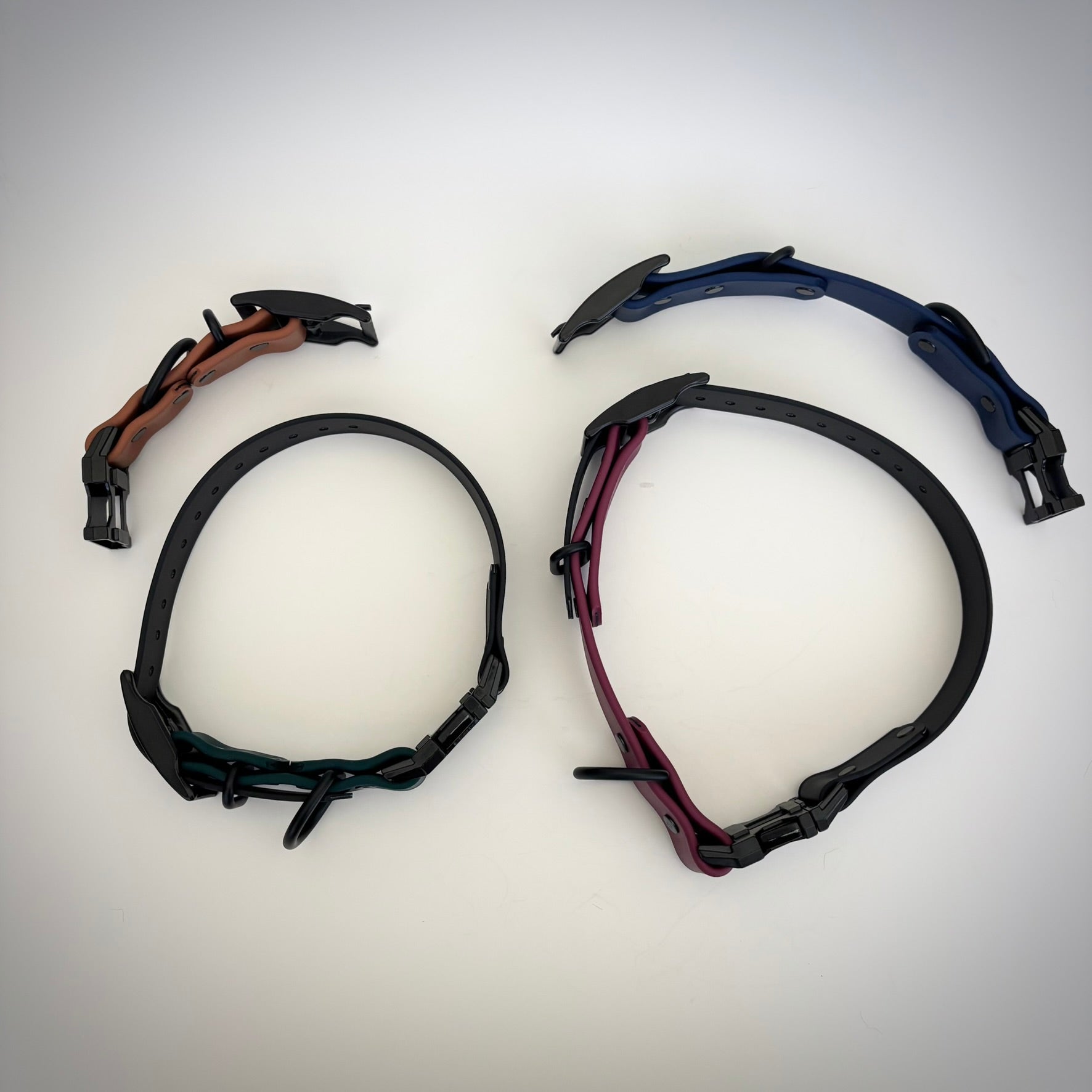 1 Inch Side Release E-Collar Replacement Strap FULL SET