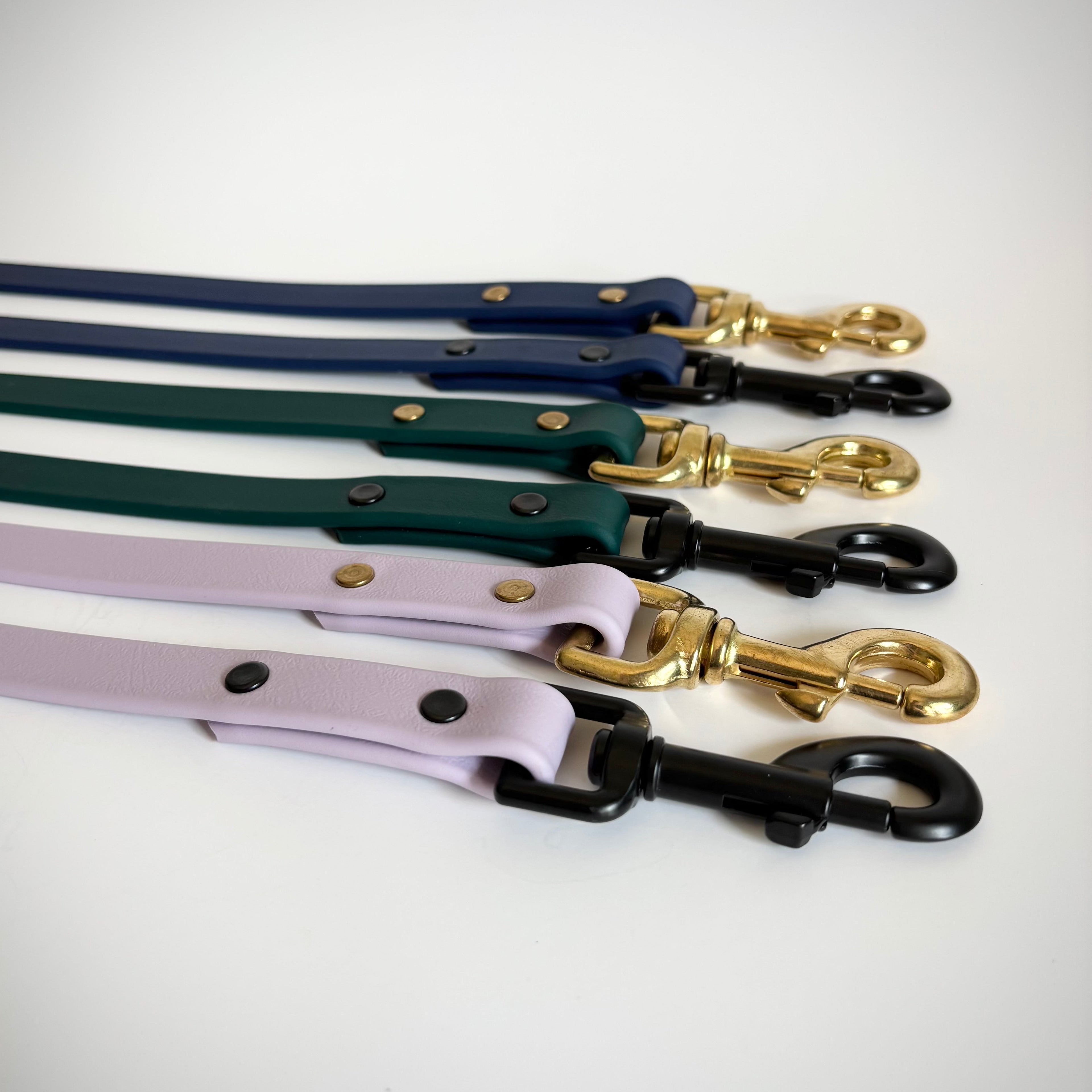 Single-Tone 3/4 Inch 6 Foot Dog Leash: Waterproof, Odor-Free, Biothane
