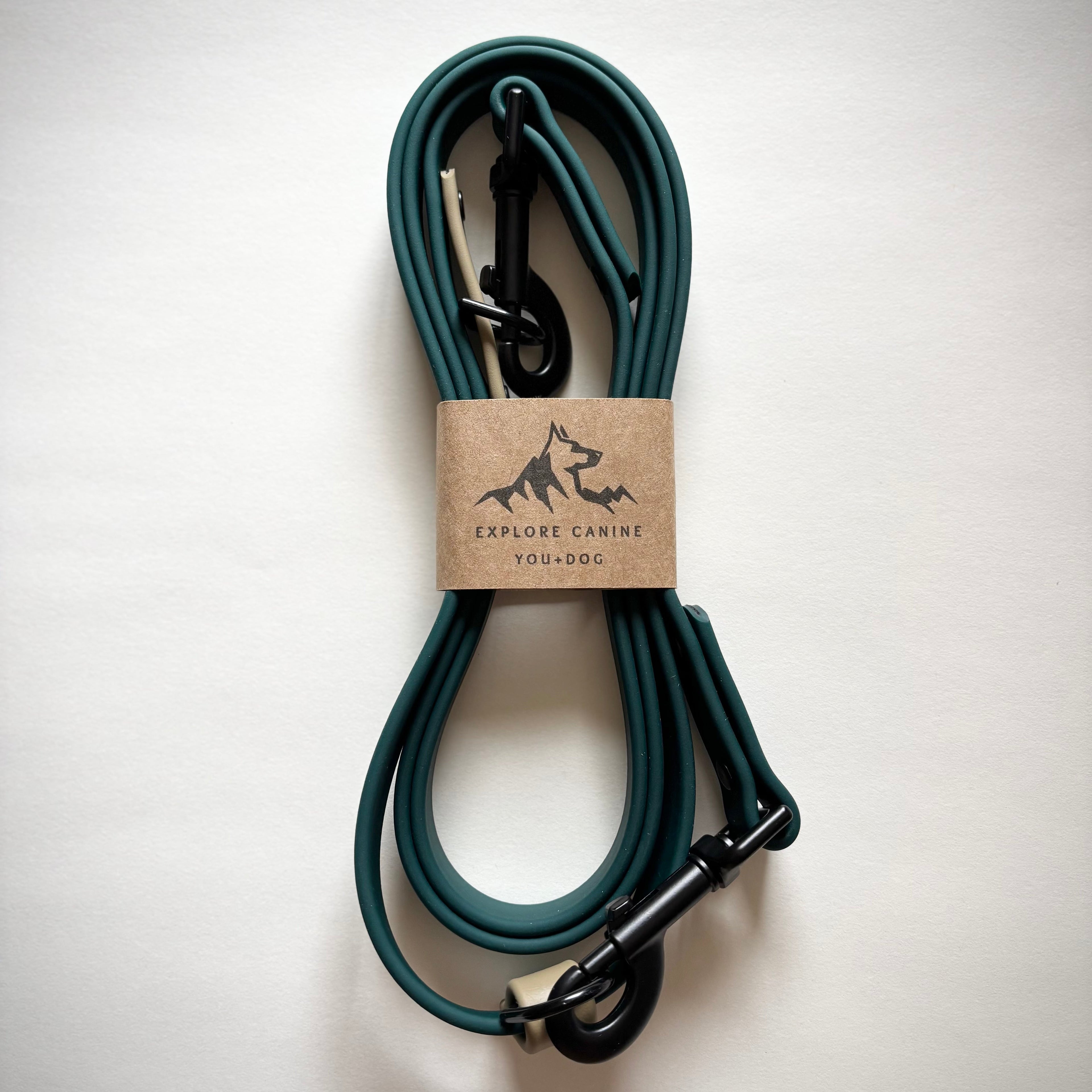 Multipurpose Hands-Free Dog Leash | Crossbody, Slip Lead, 6ft or 7ft | Waterproof