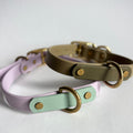 Two-Tone 3/4 Inch Dog Collar: Custom Colors, Waterproof, Odor-free, Biothane
