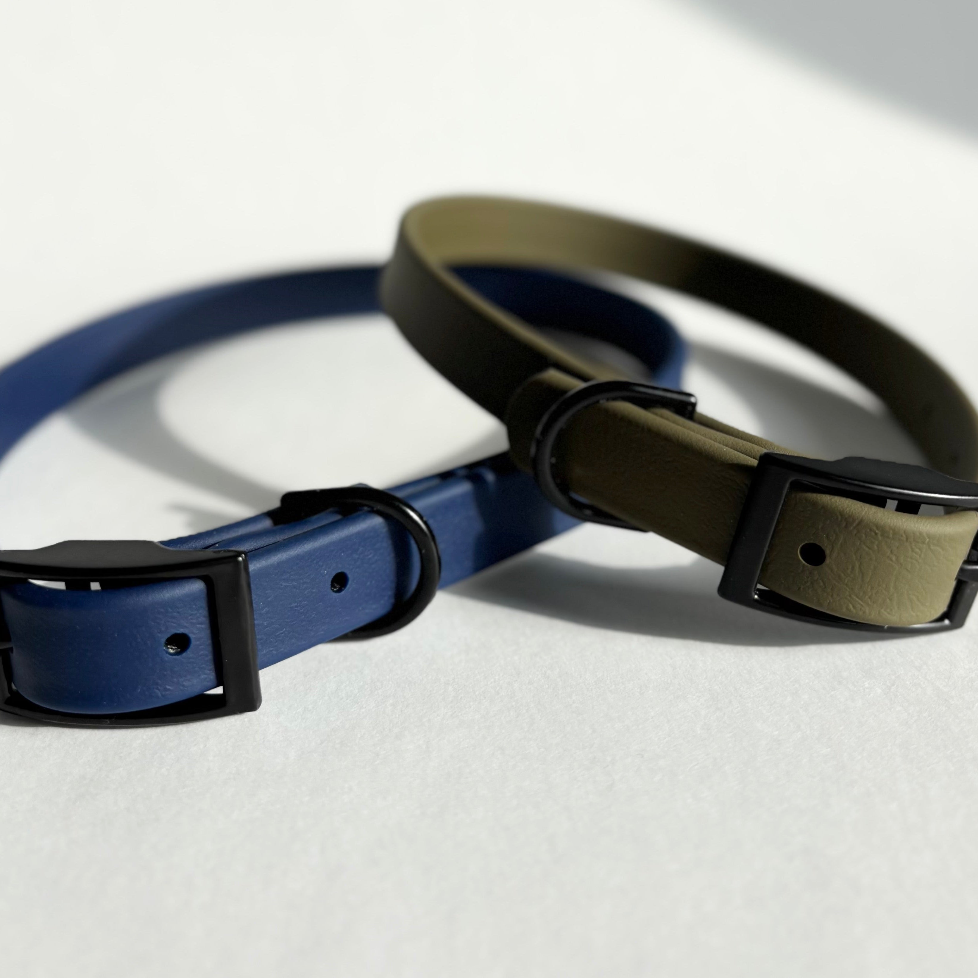 Single-Tone 3/4 Inch Dog Collar: Waterproof, Odor-Free, Biothane