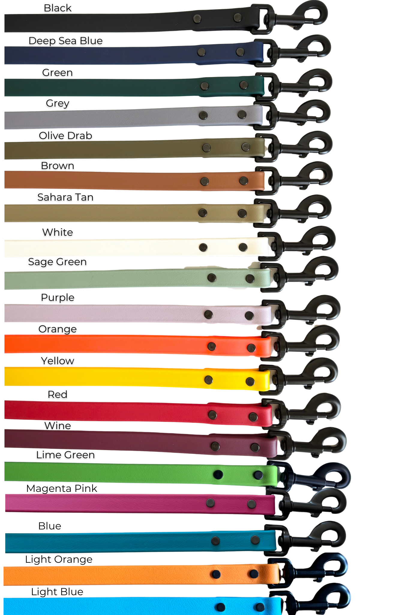 Side Release E-Collar Replacement Strap FULL SET