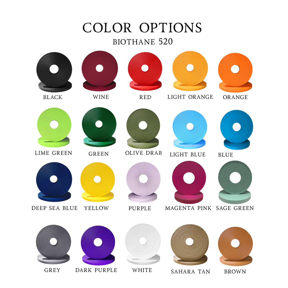 3/4 Inch HEAD ONLY: Interchangeable Dog Collar AND E-Collar Replacement